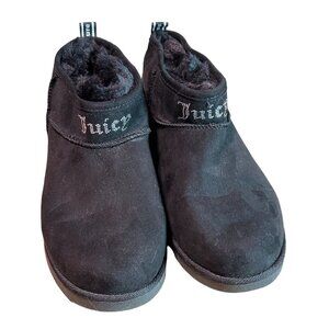 Juicy‎ Couture JC Kerri Women's Faux Fur Lined Boots Black Size 9
